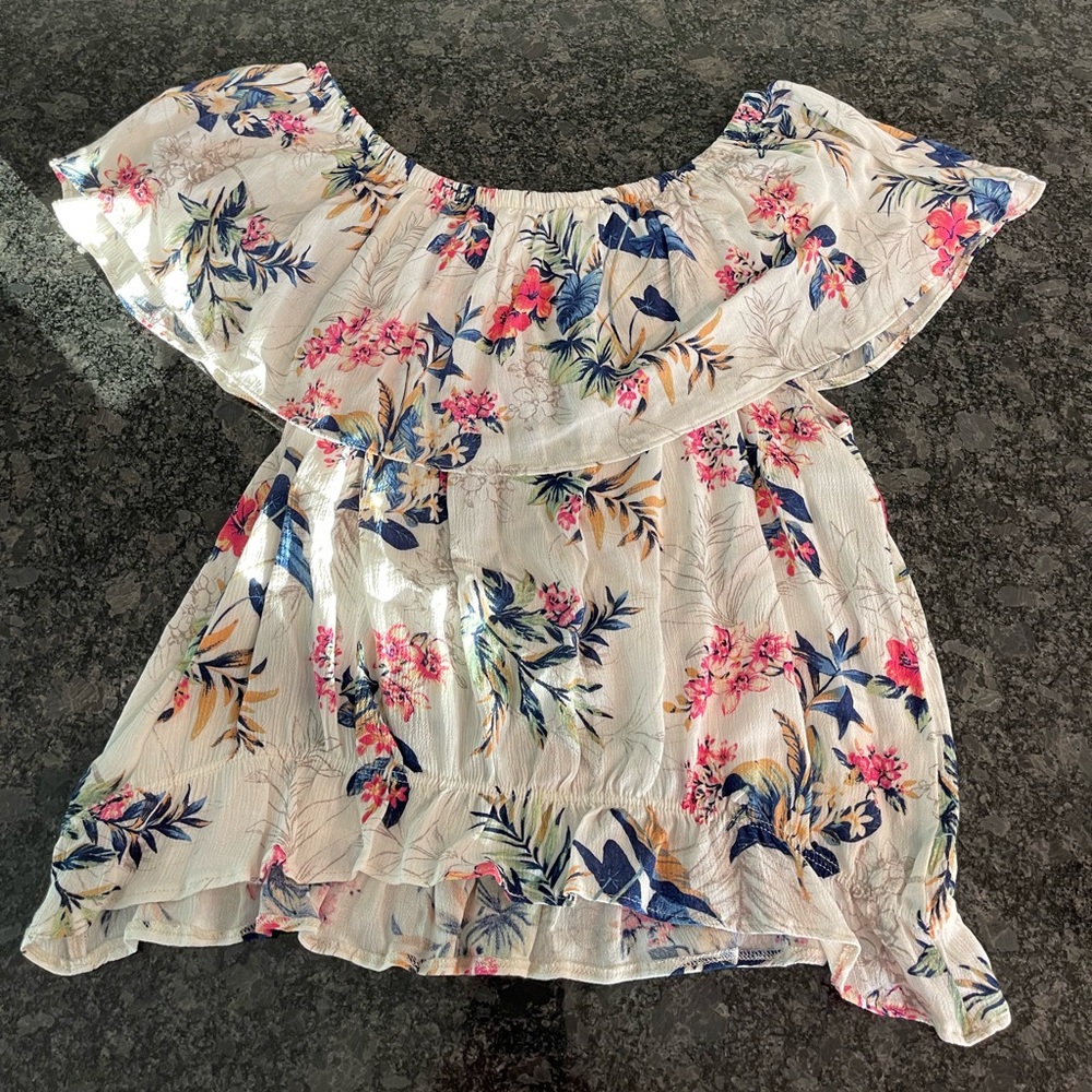 Floral Off Shoulder Top
